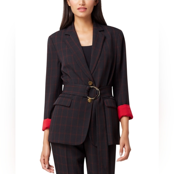 Nwot tahari belted blazer 8p - Picture 1 of 9